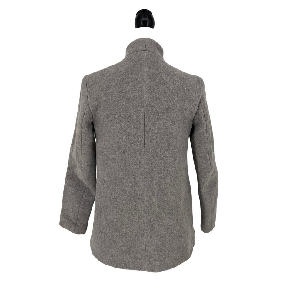 Theory Naomo Virgin Wool-Blend Jacket in Charcoal Light Heather - Picture 13 of 15